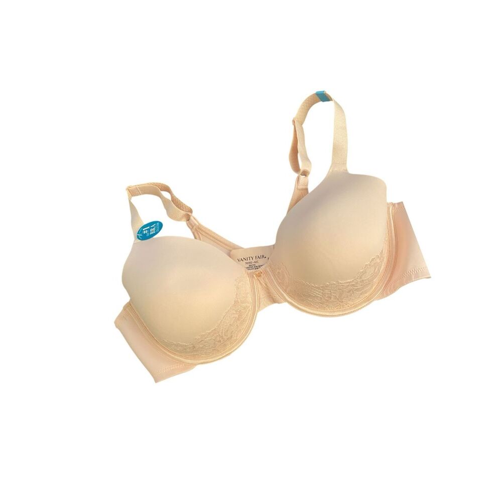 Vanity Fair Bra Cream Color. Size 42C NWT